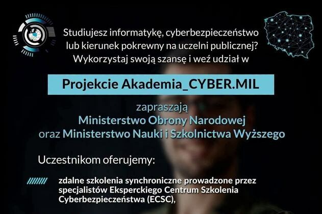 Akademia_CYBER.MIL – rusza rekrutacja do III edycji projektu!